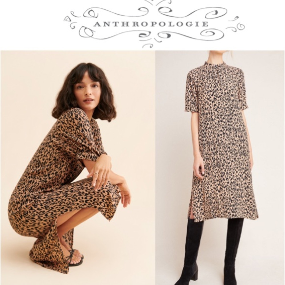 Anthropologie McKenzie Mock Neck Tunic Dress Size M